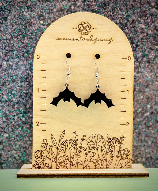 Downward Bat Earrings