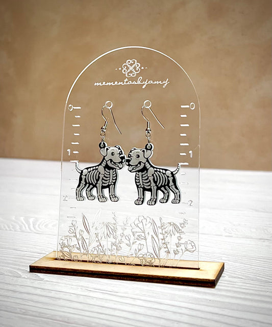 Lovable Pittie Skellie Earrings