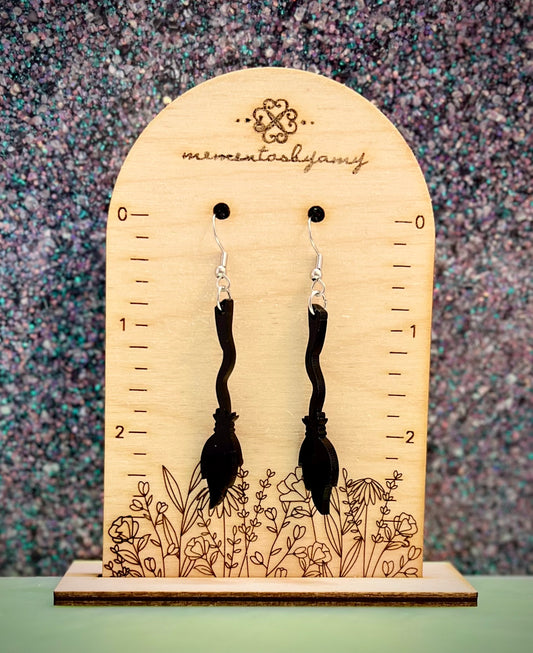 Broomstick earrings